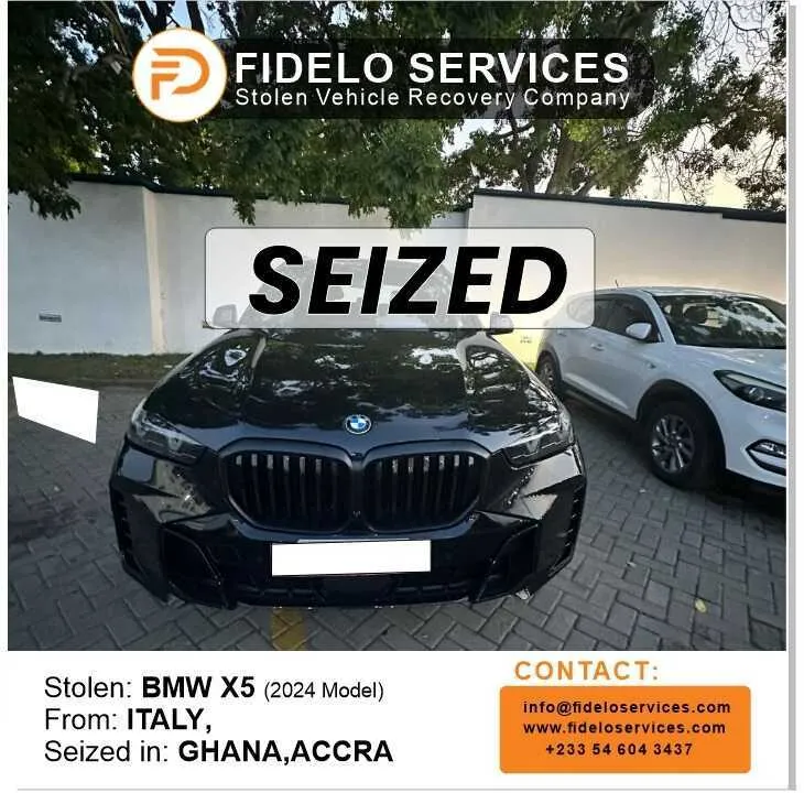 Stolen BMW X5 Recovered By Fidelo Services
